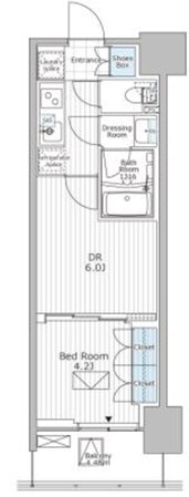 パークアクシス市川の物件間取画像